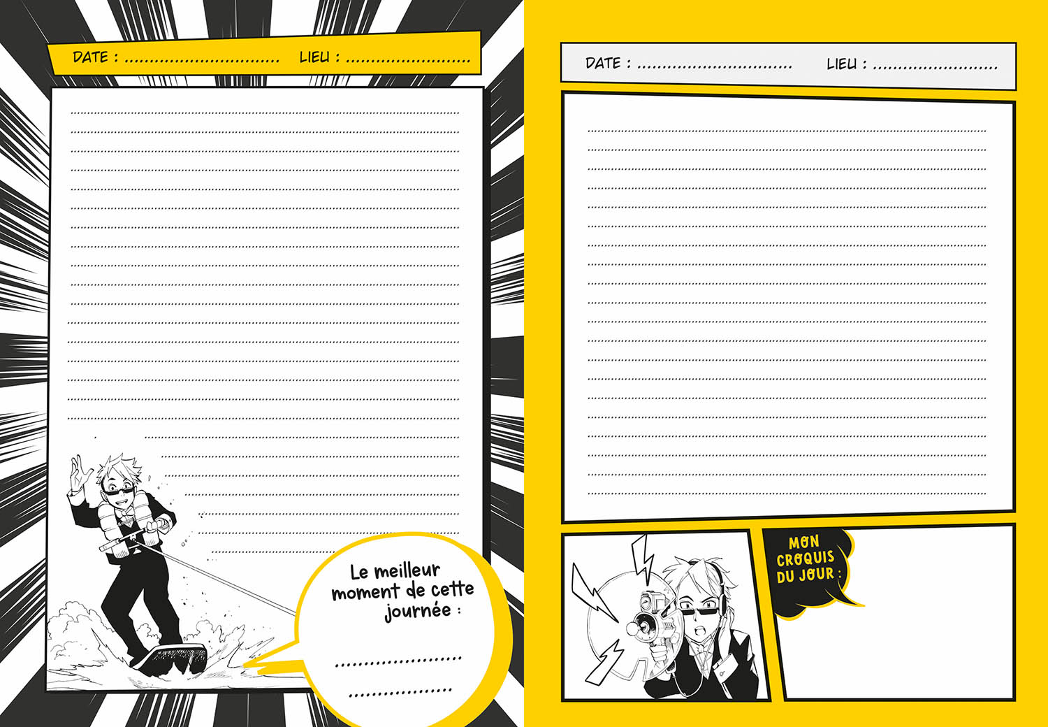 Ma Papeterie Créative - Mon Carnet Top Secret - Manga