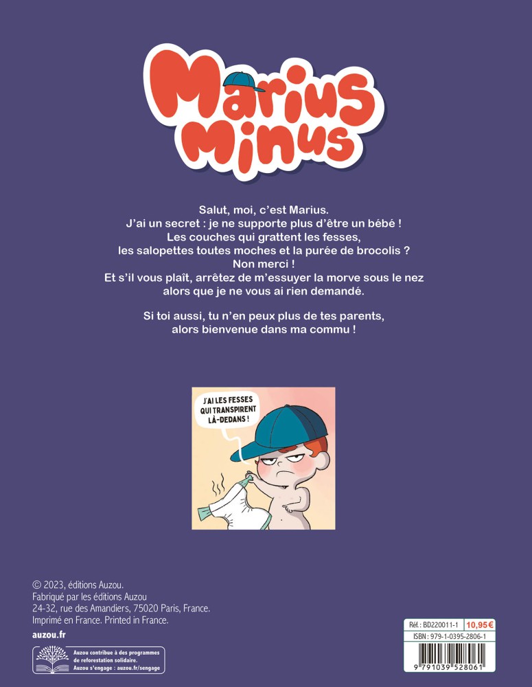 Marius Minus - Tome 1 - Bébé Beau Gosse Marius Minus - Tome 1 - Bébé Beau Gosse