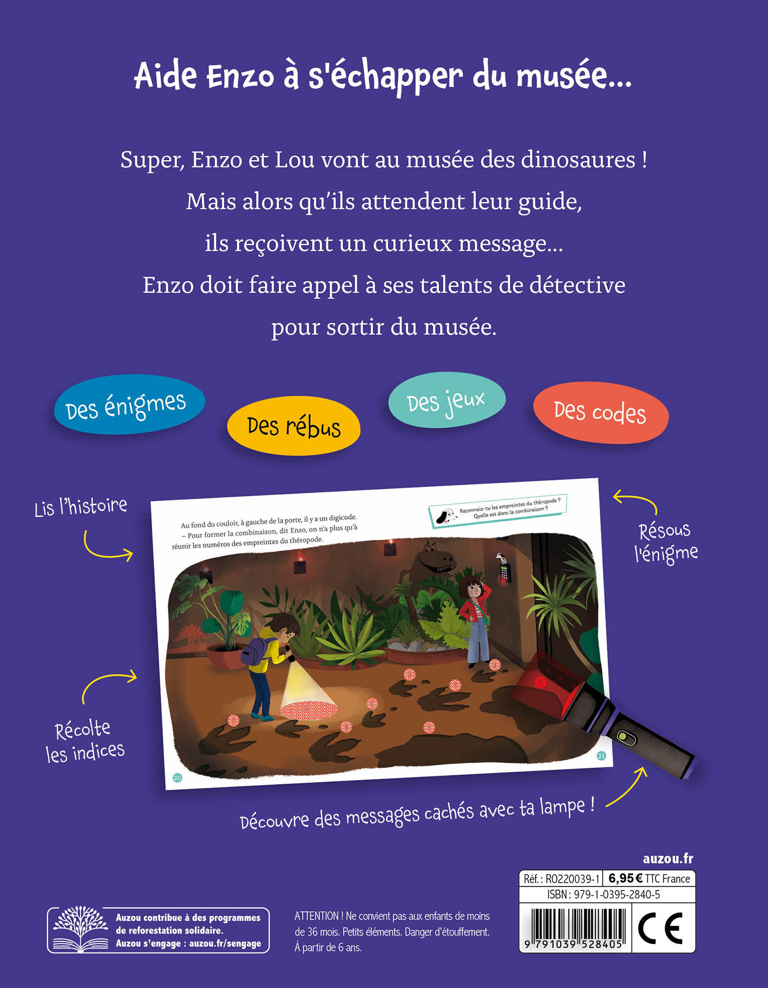 MON ROMAN ENIGME - MES PREMIERES ENQUETES : LE MUSEE DES DINOSAURES