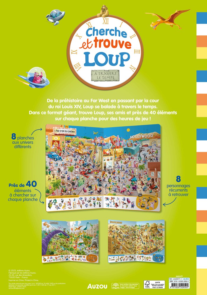 CHERCHE ET TROUVE LOUP : A TRAVERS LE TEMPS