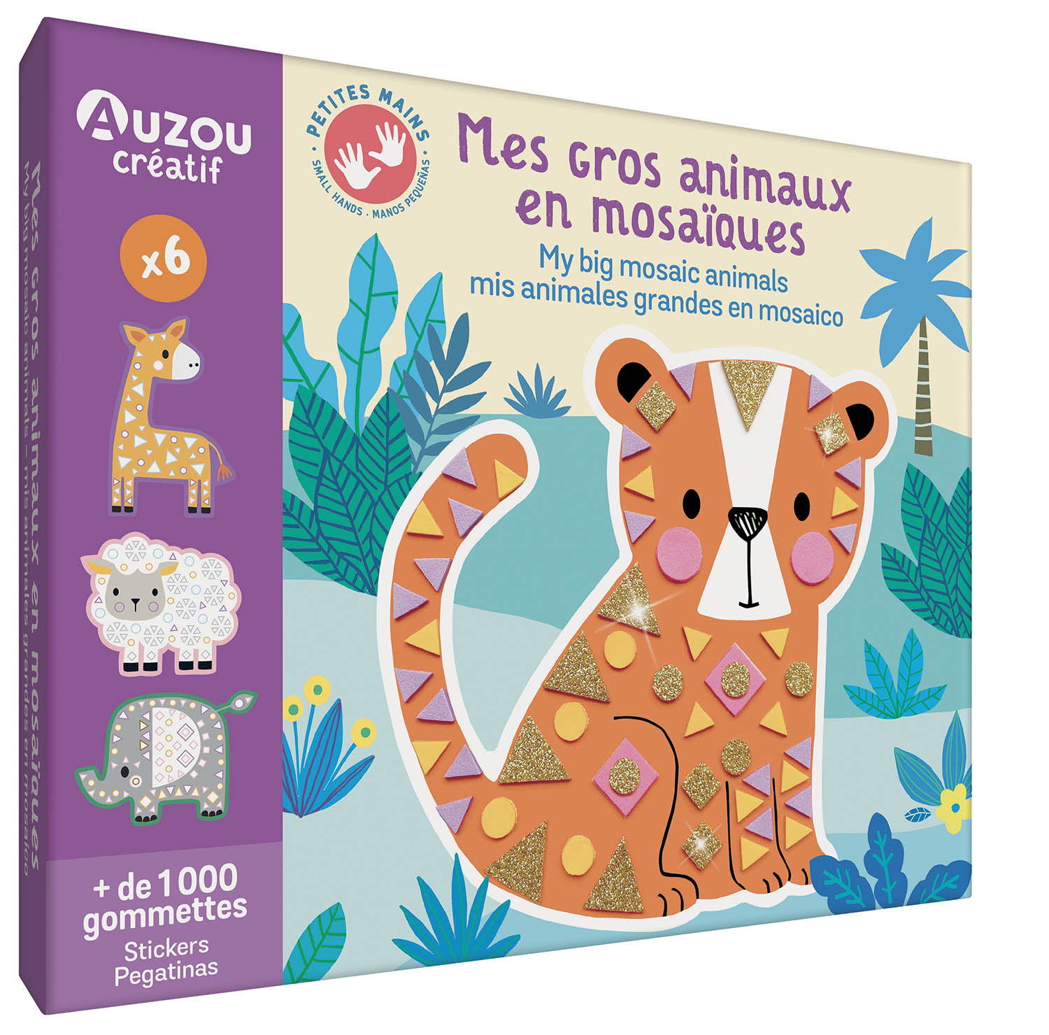 Mes gros animaux en mosaïques
