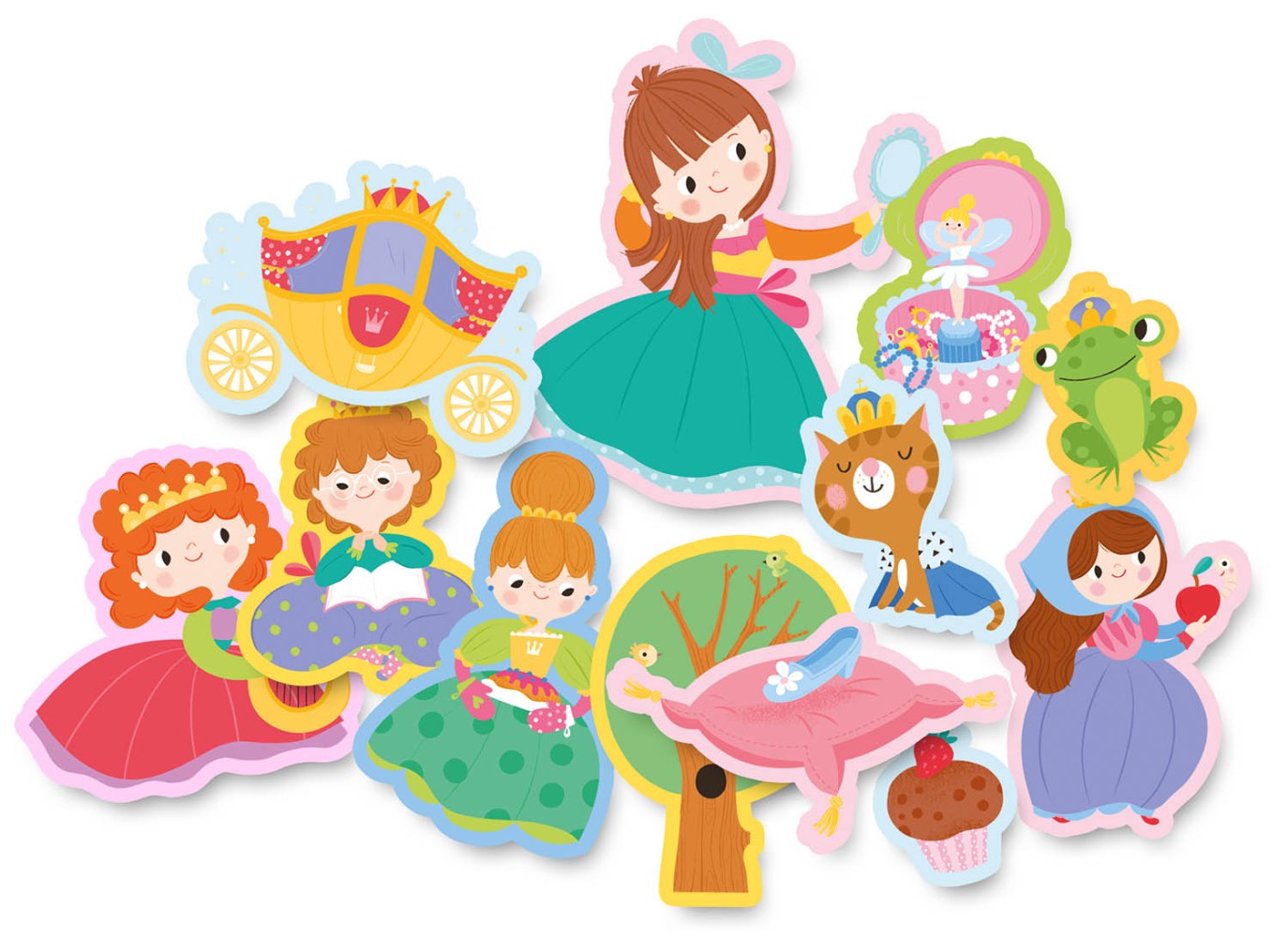 100 gommettes - Princesses
