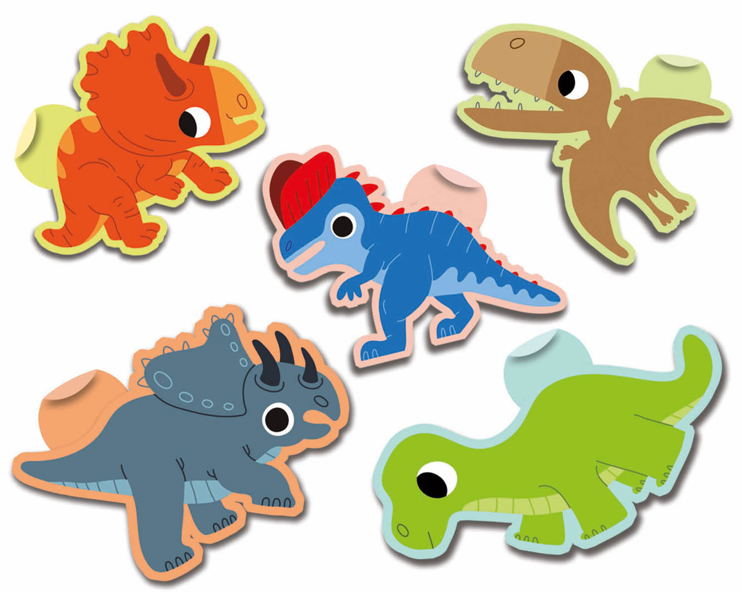 100 gommettes - Les dinosaures
