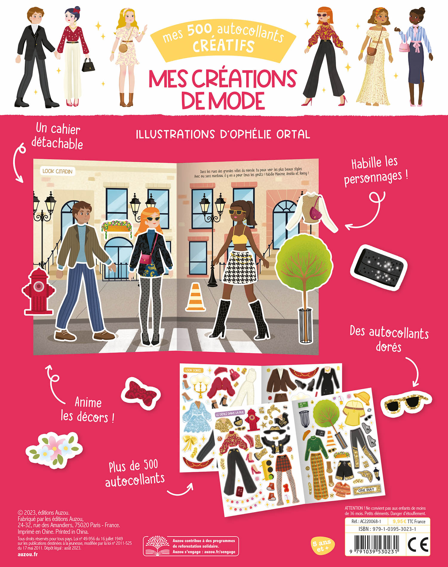 Mes 500 autocollants créatifs - mode