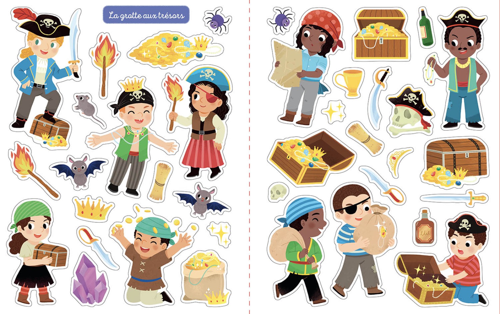 Mes Tout Premiers Autocollants - 500 Autocollants - Les Pirates