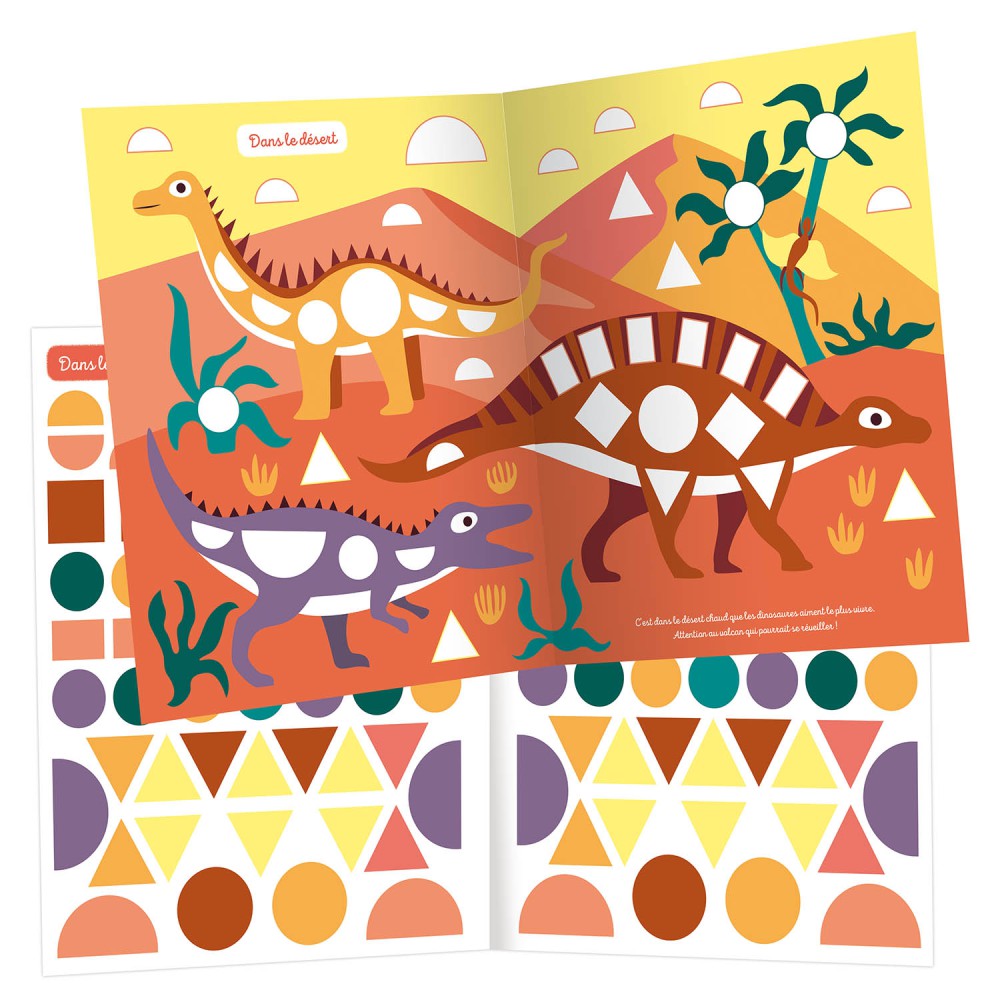 1000 Gommettes Formes - Dinosaures 1000 Gommettes Formes - Dinosaures