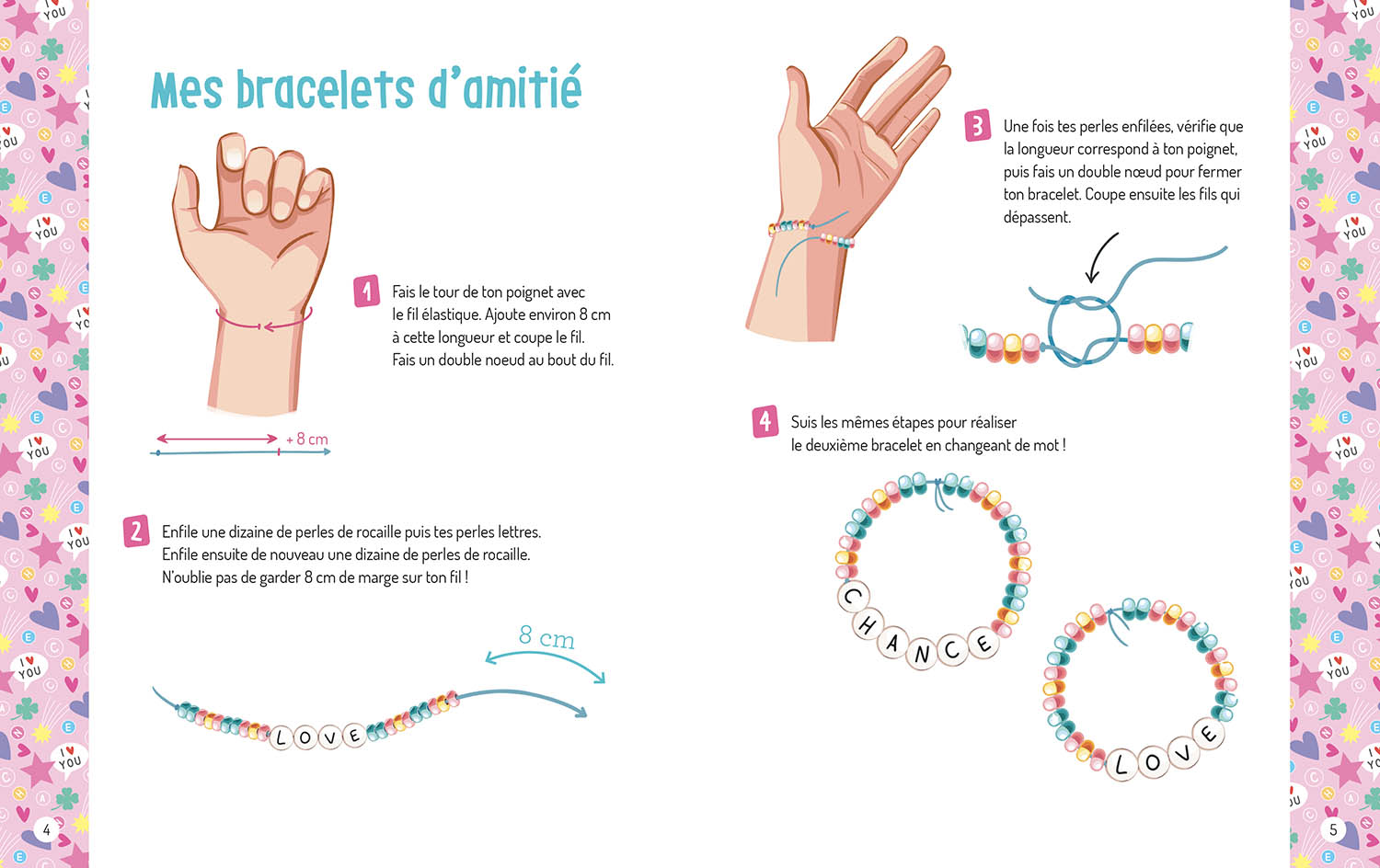 Mes magnifiques bijoux en perles de rocaille