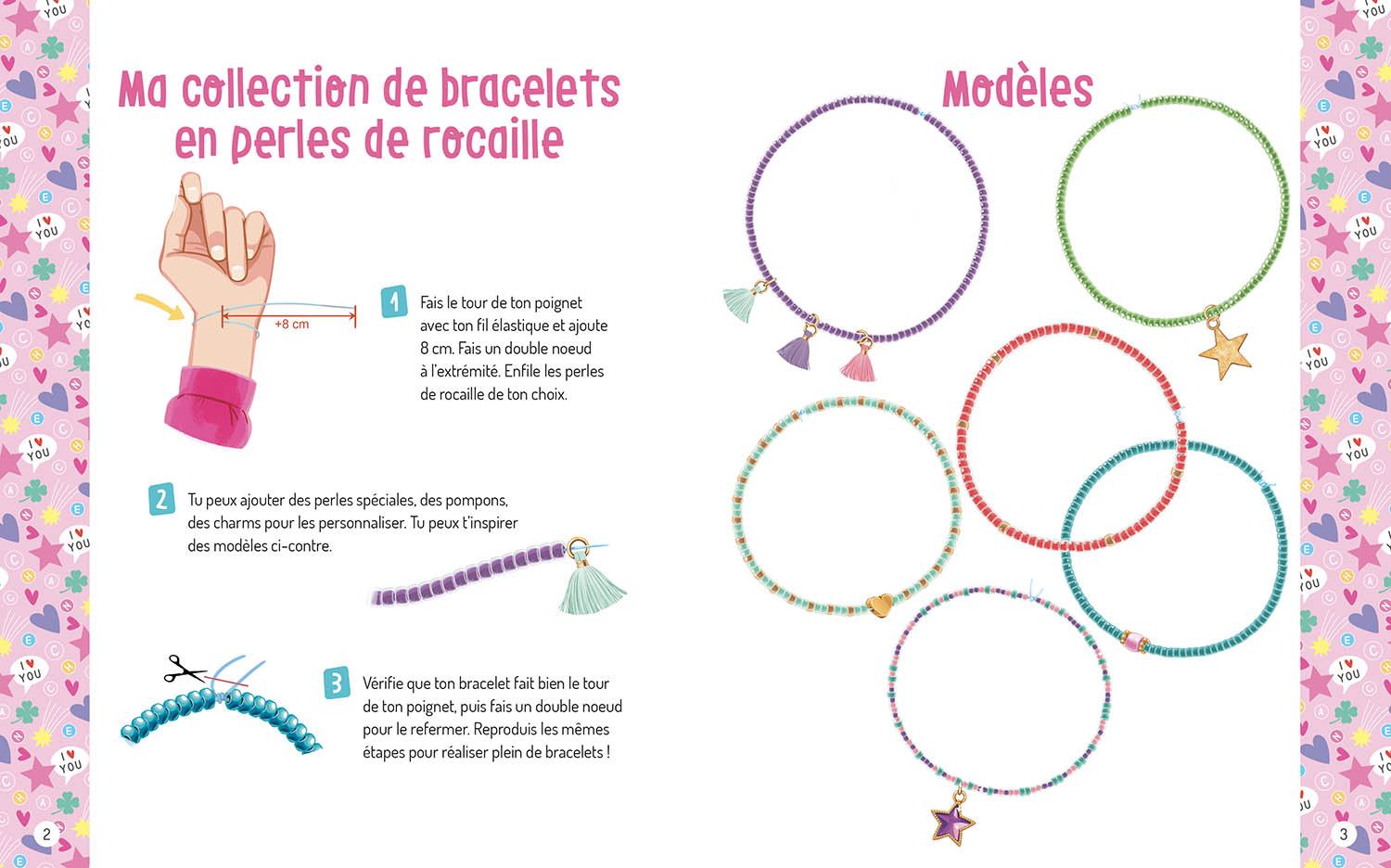 Mes magnifiques bijoux en perles de rocaille