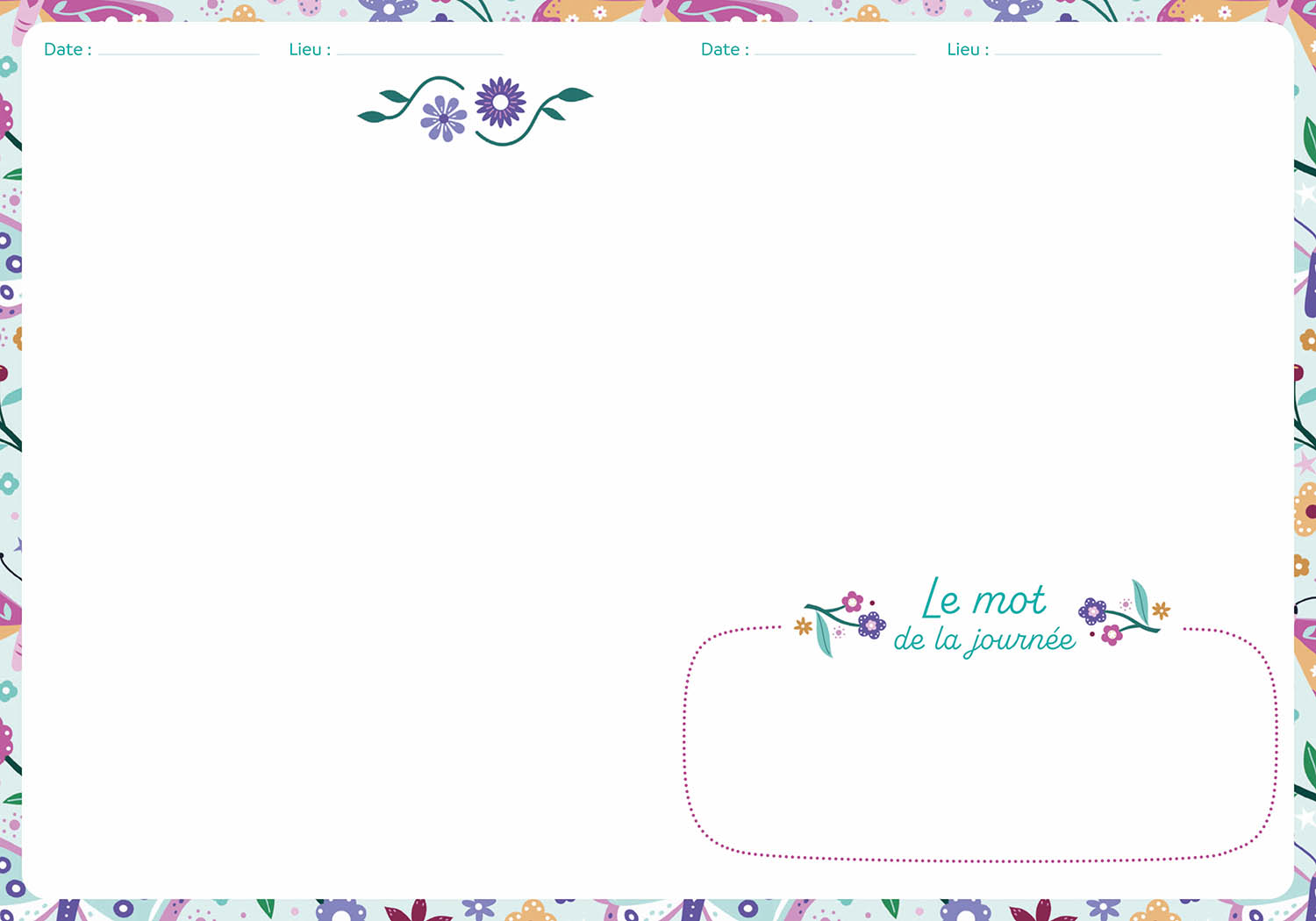 Ma Papeterie Créative - Mon Carnet Secret - Joli Bijou