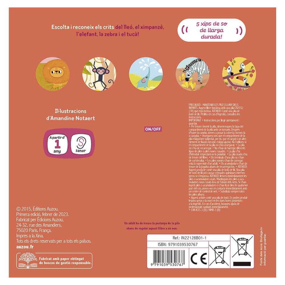 El Meu Primer Llibre D´imatges Per Escoltar: Animals De La Selva I De La Sabana