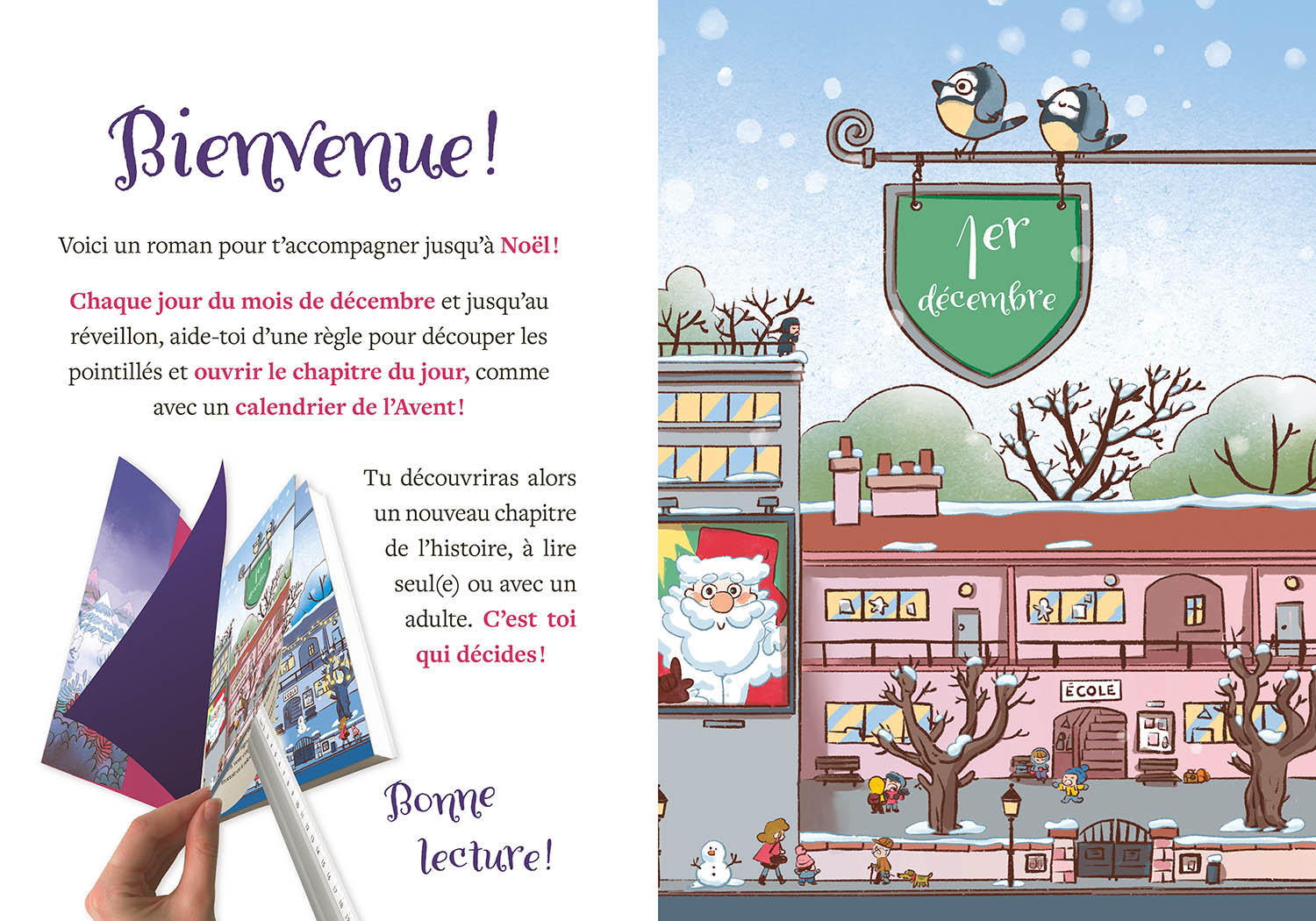 Le Noël De Clara La Petite Sorcière - Mon Roman De L'avent