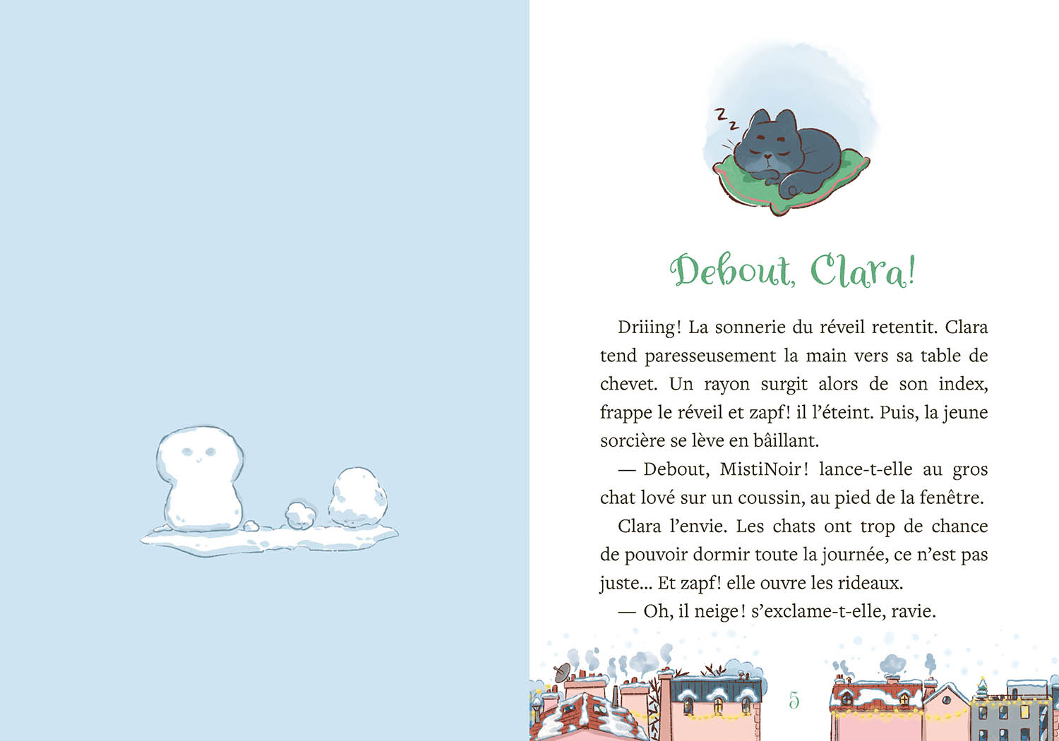 Mon Roman De L Avent - Le Noël De Clara La Petite Sorcière