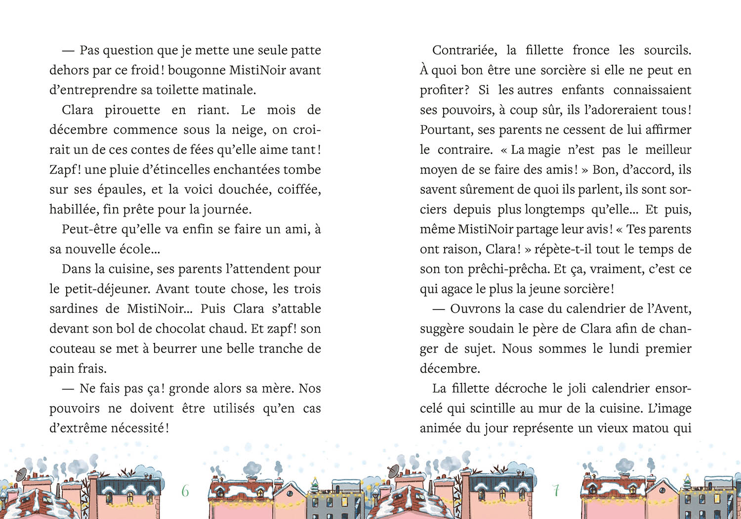 Mon Roman De L Avent - Le Noël De Clara La Petite Sorcière Mon Roman De L Avent - Le Noël De Clara La Petite Sorcière