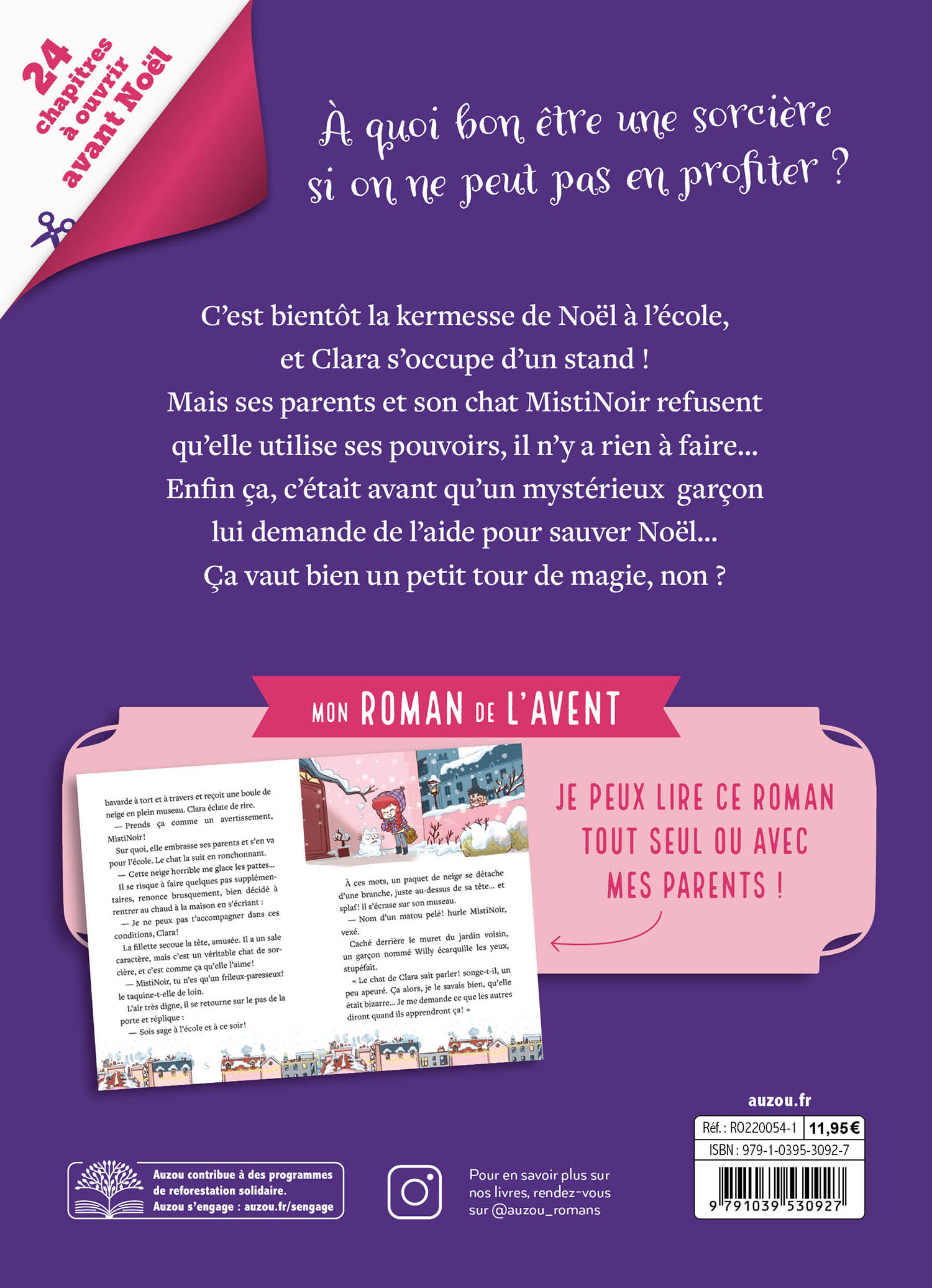 Mon Roman De L Avent - Le Noël De Clara La Petite Sorcière