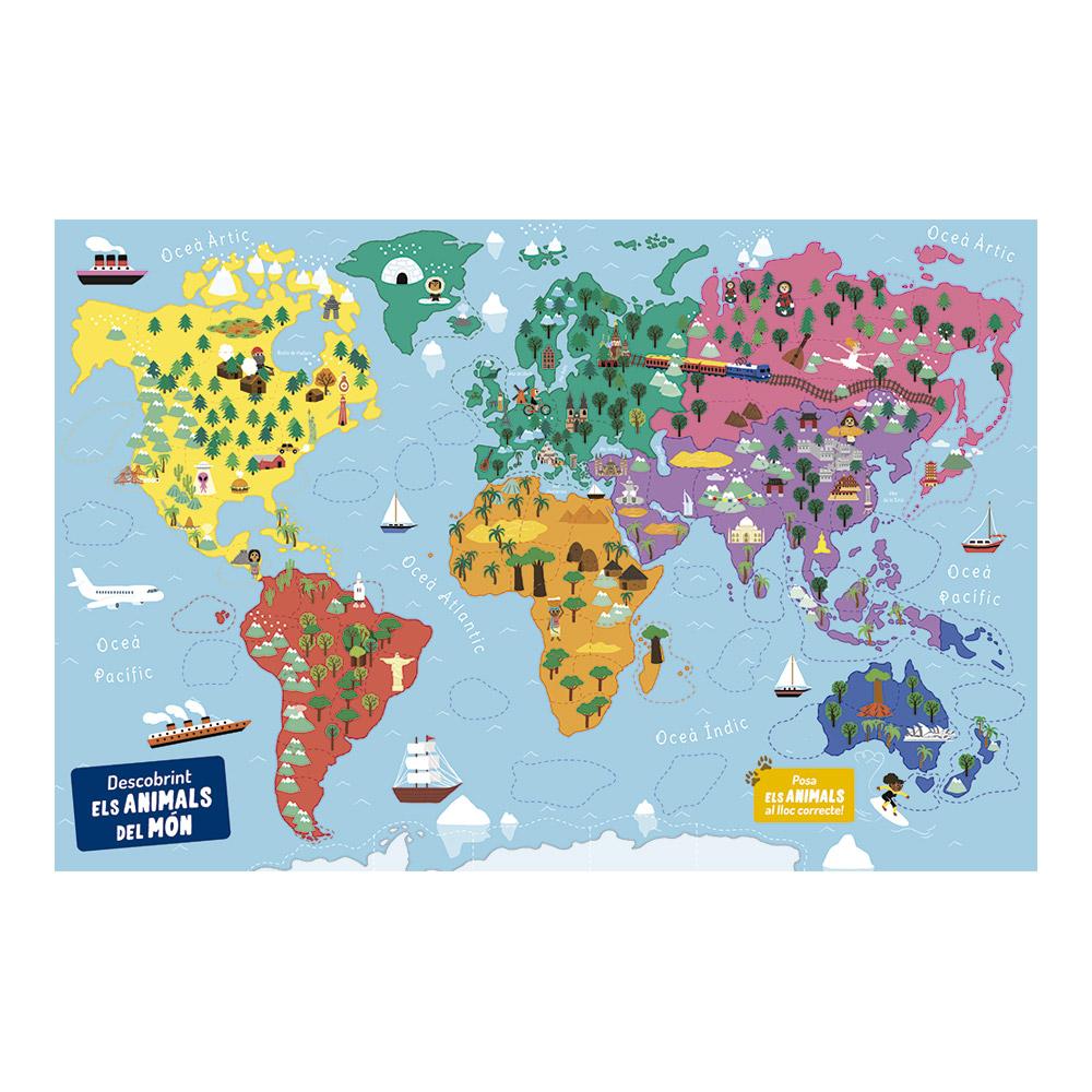Descobrint Els Animals Del Món: Tauler Magnètic
