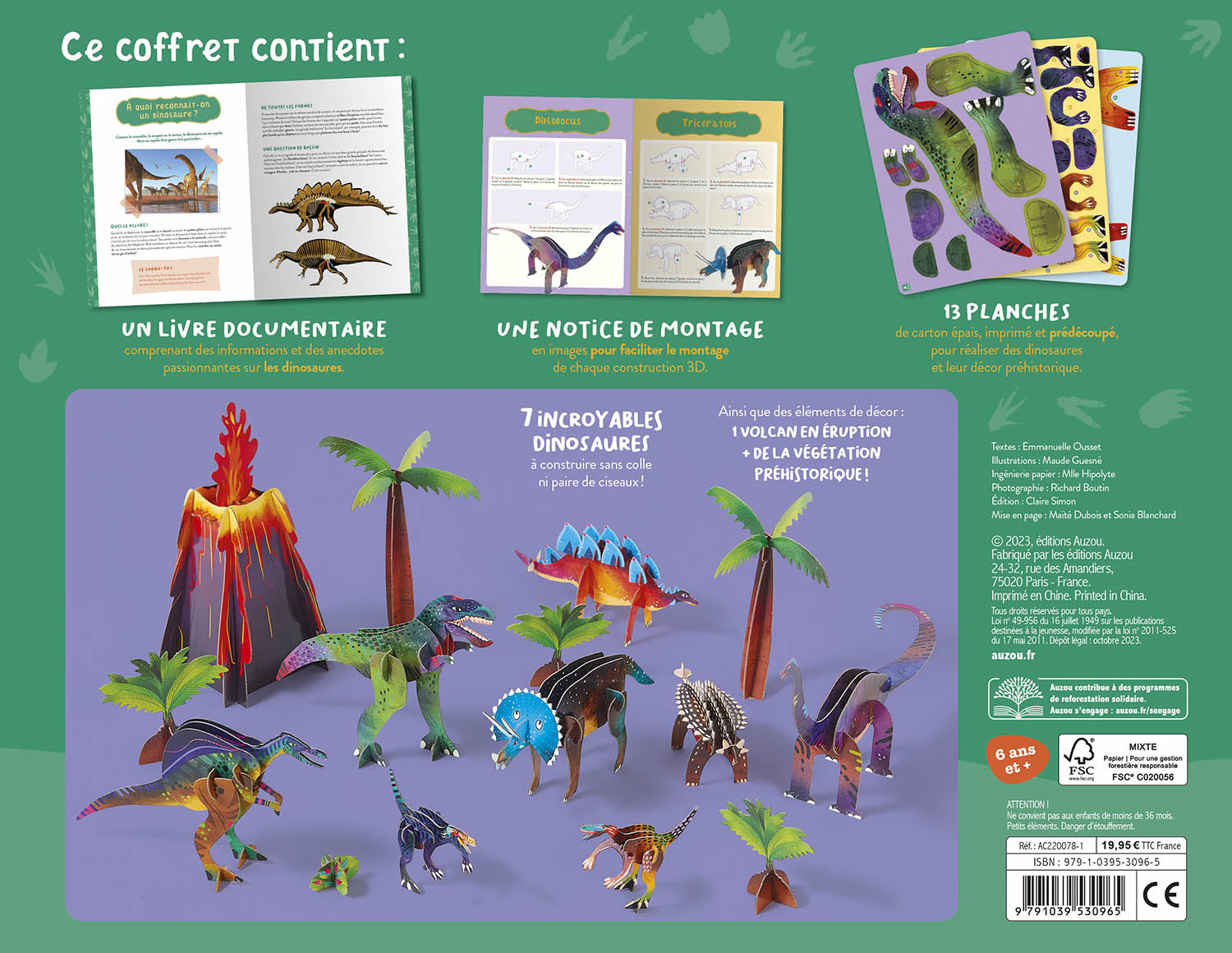 Mon Coffret D'artiste - Mes Dinosaures À Construire Mon Coffret D'artiste - Mes Dinosaures À Construire
