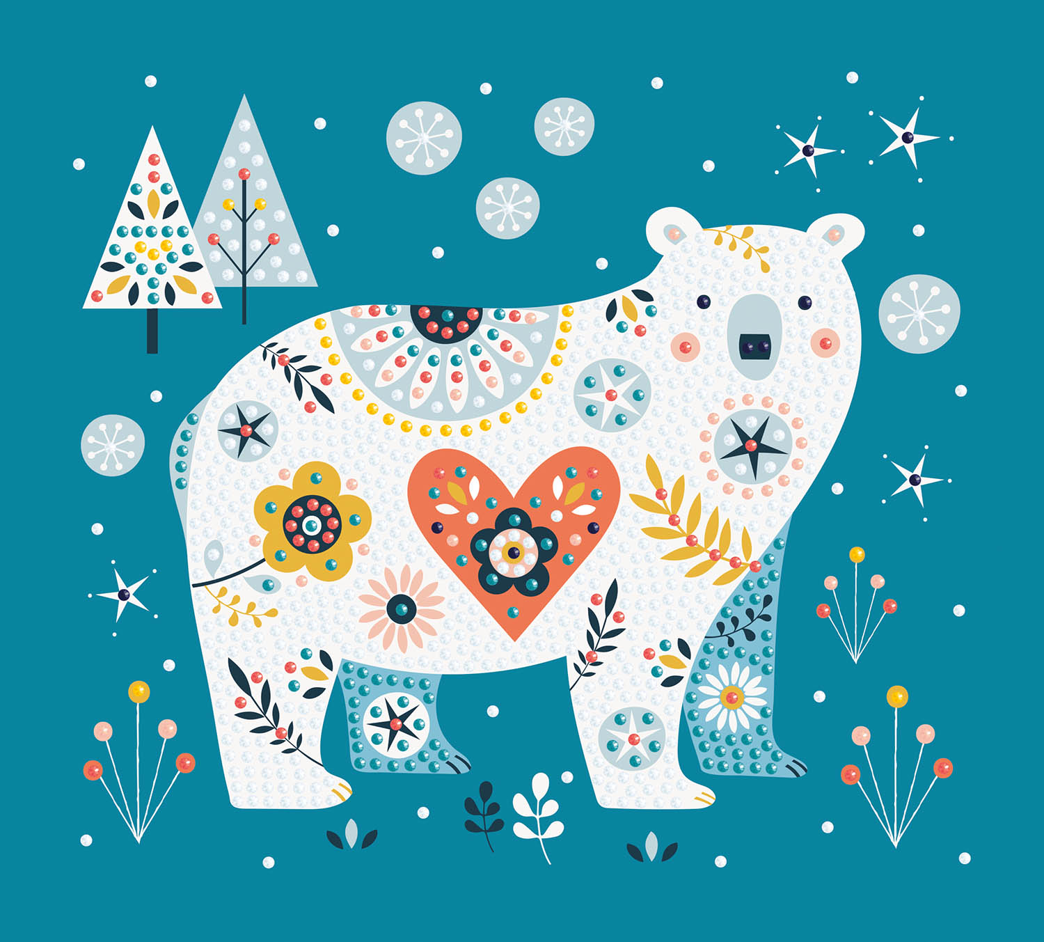 Mes tableaux scintillants en strass