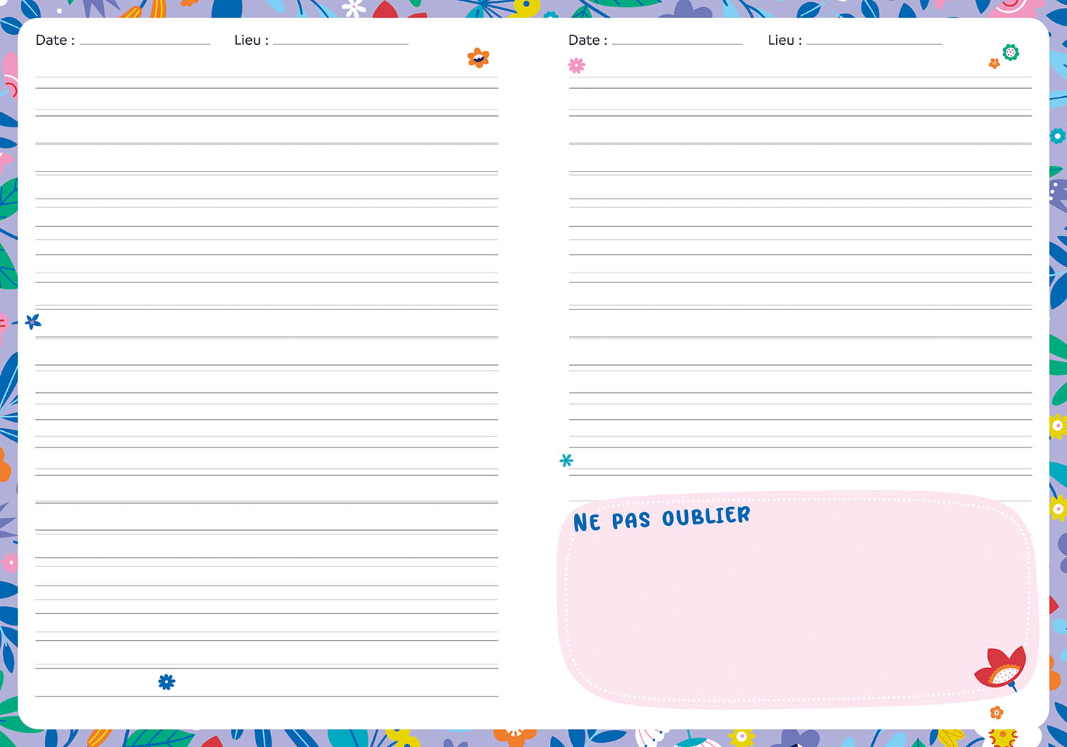Ma Papeterie Créative - Mon Carnet Secret - Sequins Réversibles