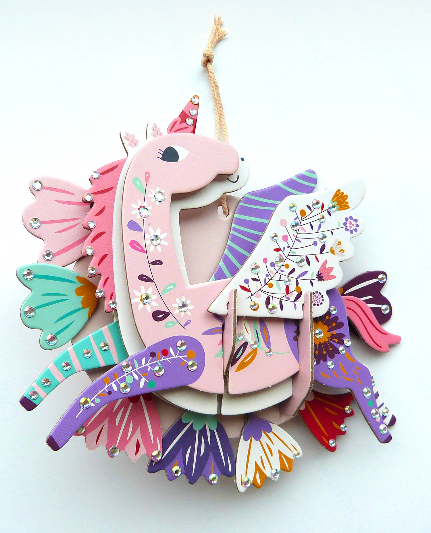 Mon tableau licorne à strass