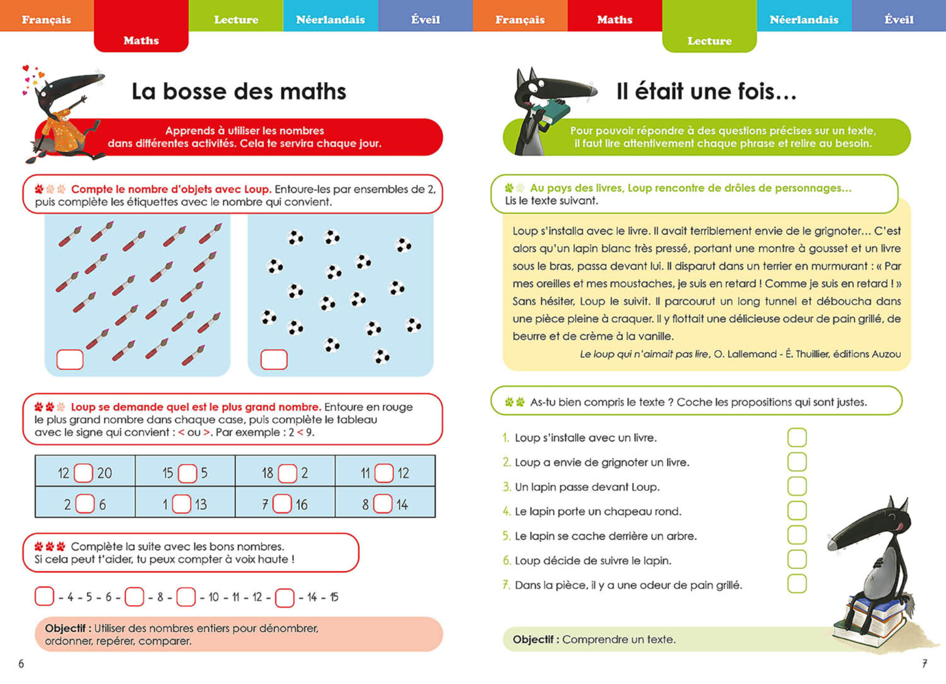 Je Rentre En 2E Primaire Avec Loup Je Rentre En 2E Primaire Avec Loup