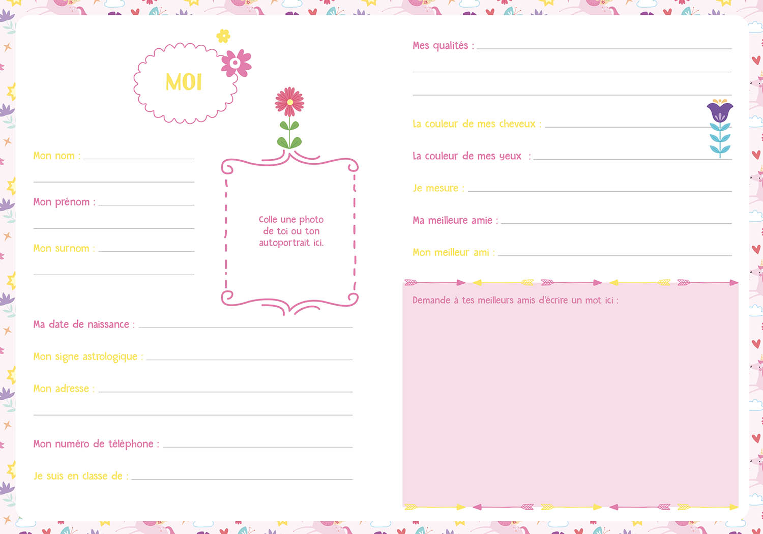 Mon Coffret Secret Licorne Ne