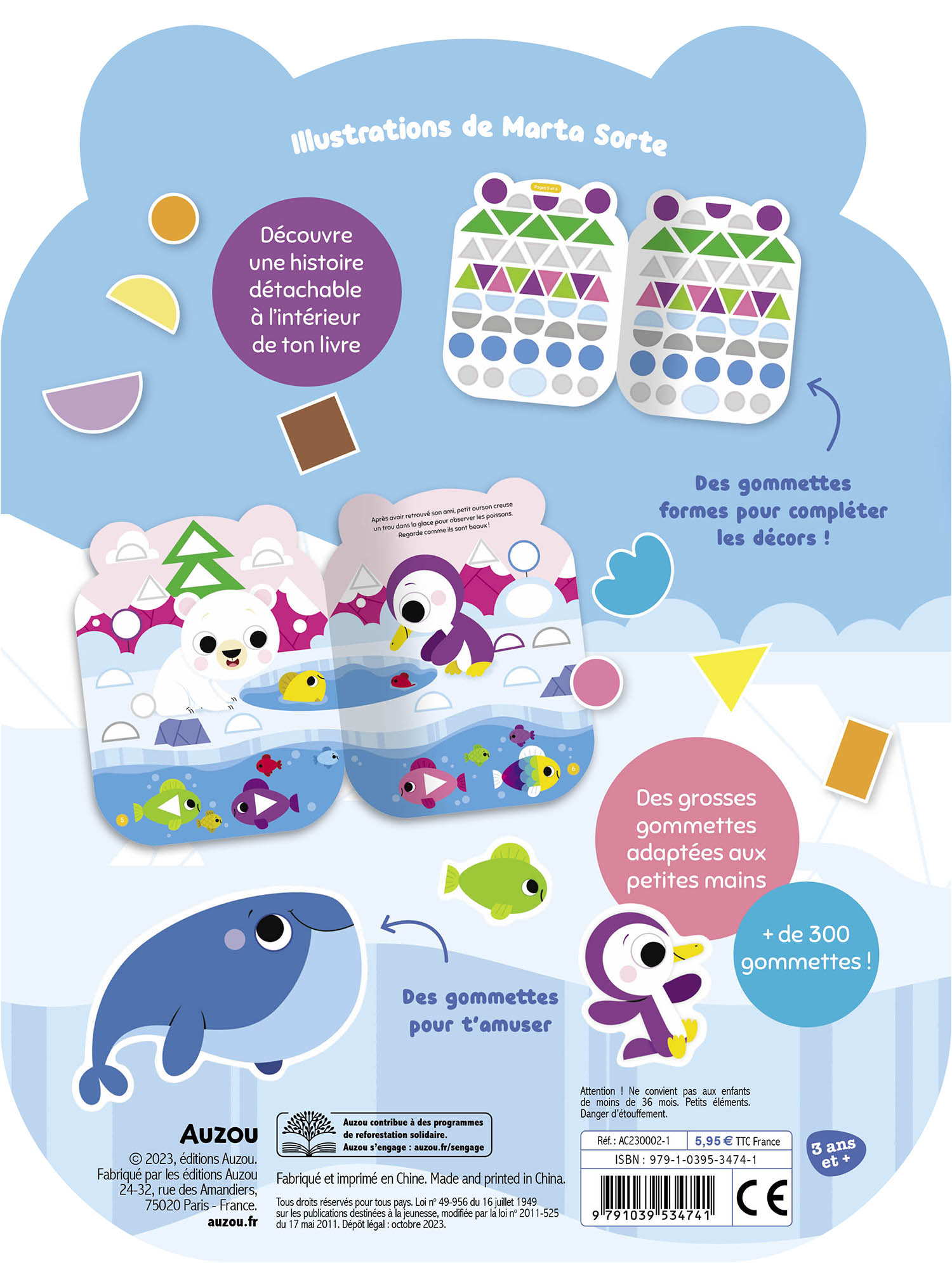 Gommettes Formes - L'aventure De Petit Ourson Gommettes Formes - L'aventure De Petit Ourson