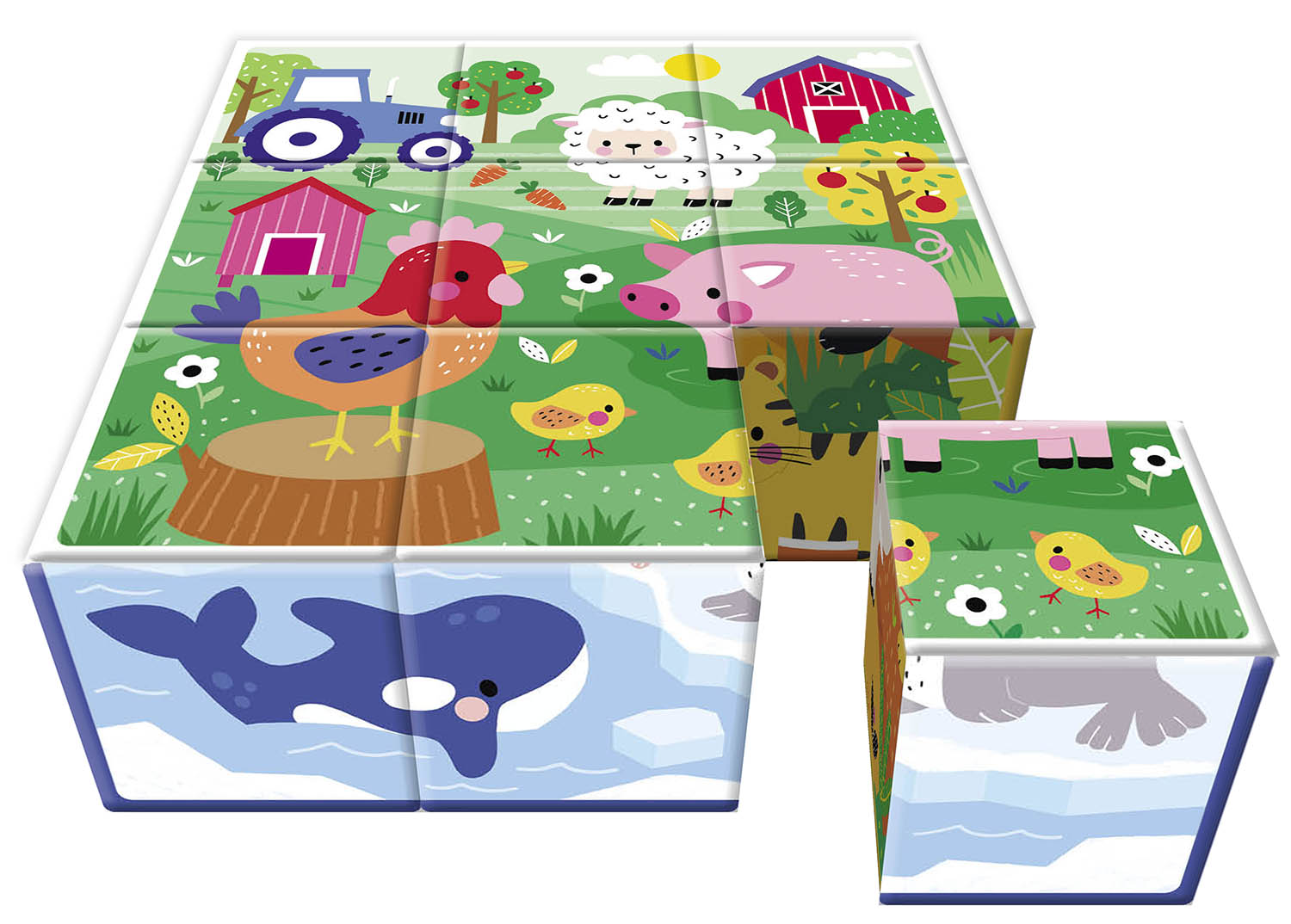 Mes Cubes Puzzle - Animaux Mignons