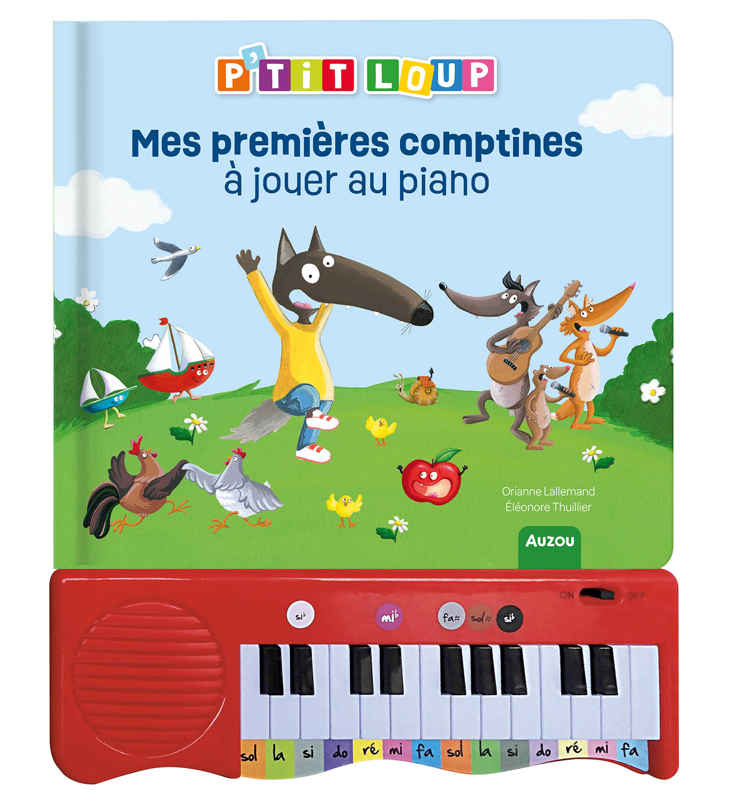 Mon Livre Piano - Mes Premières Comptines À Jouer Au Piano - P'tit Loup Mon Livre Piano - Mes Premières Comptines À Jouer Au Piano - P'tit Loup
