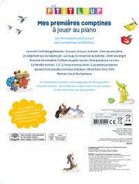 Mon Livre Piano - Mes Premières Comptines À Jouer Au Piano - P'tit Loup Mon Livre Piano - Mes Premières Comptines À Jouer Au Piano - P'tit Loup