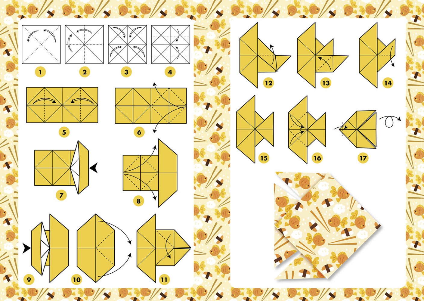 Ma Pochette D'artiste - Mes Origamis Kawaii
