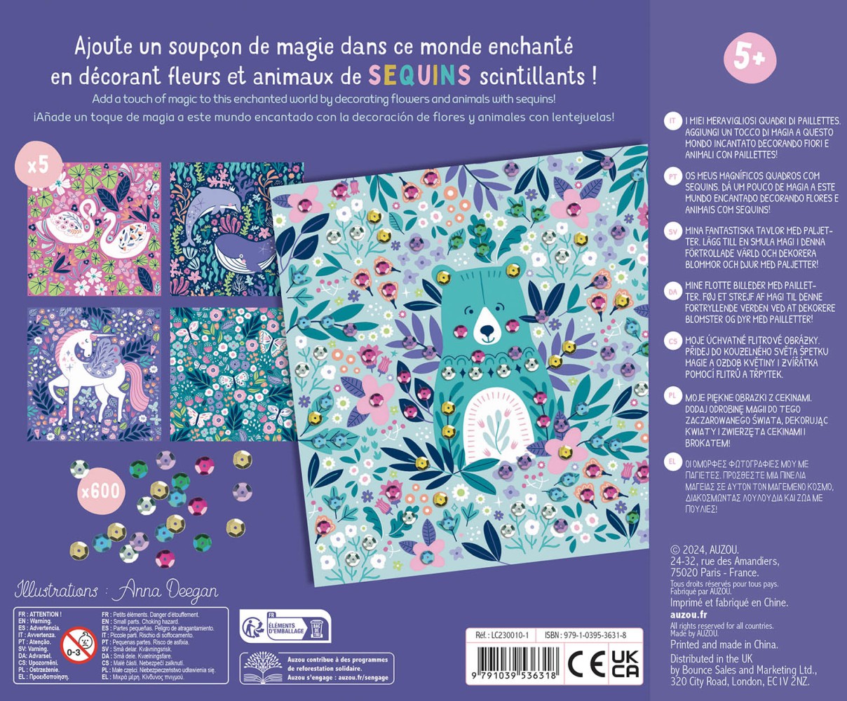 Mes Magnifiques Tableaux À Sequins : Un Monde Enchanté