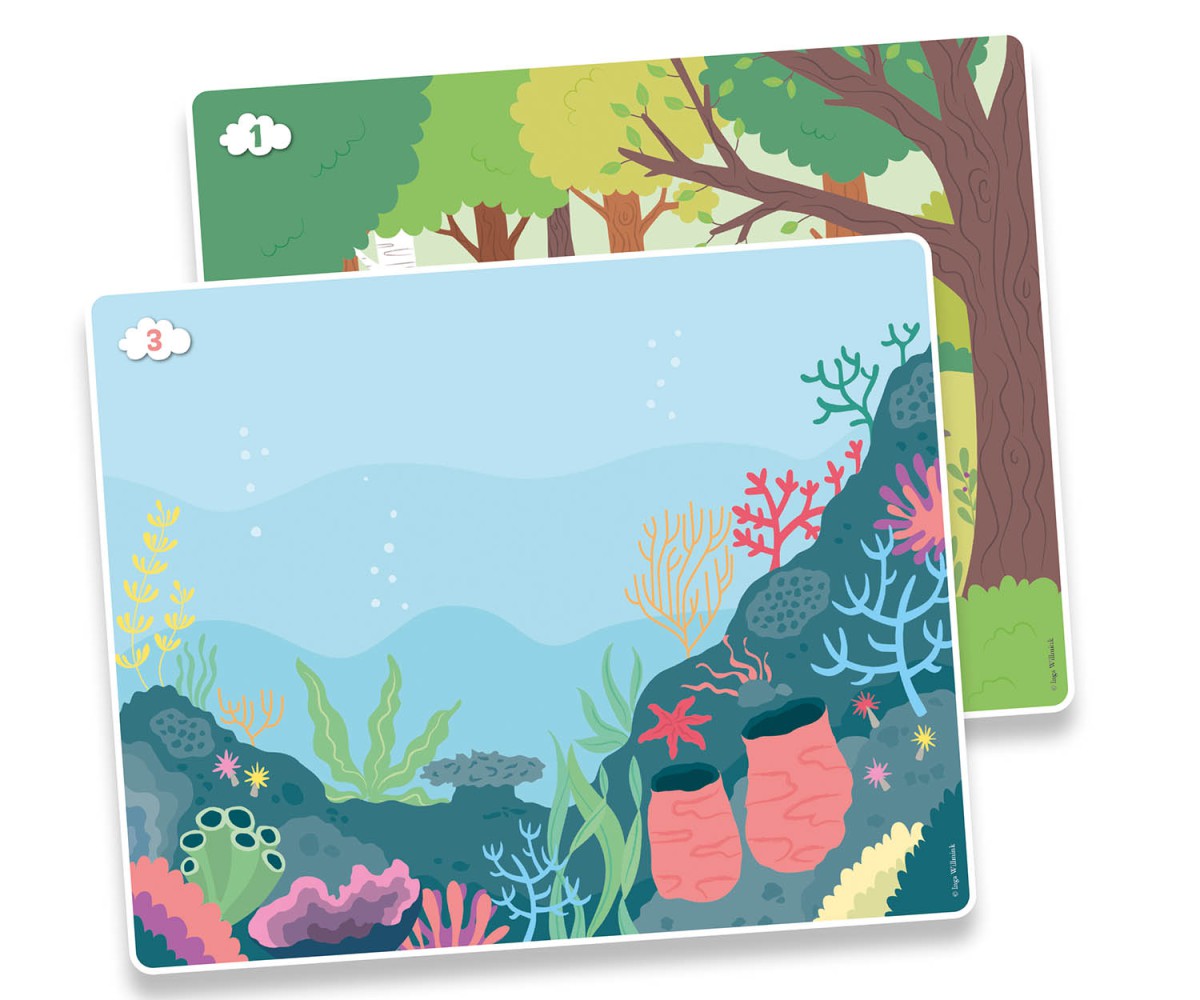 200 autocollants bébés animaux