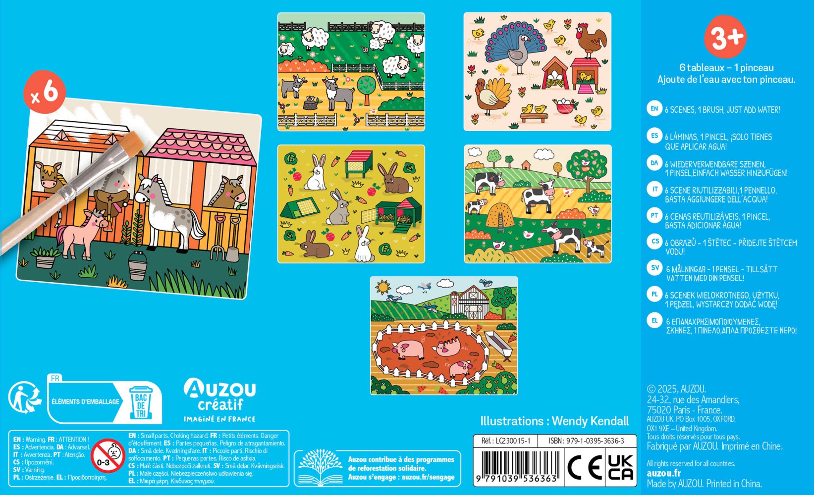 Peinture magique  - À la ferme