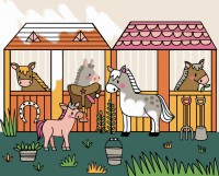 Peinture magique  - À la ferme