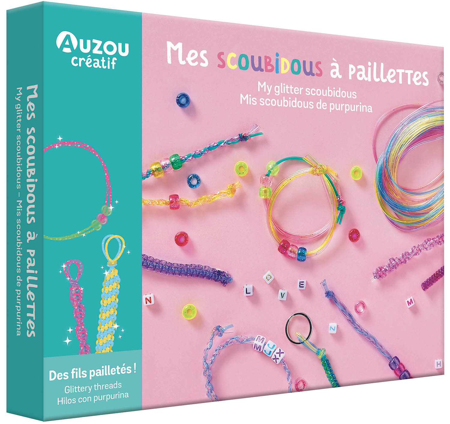 Mes scoubidous pailletés