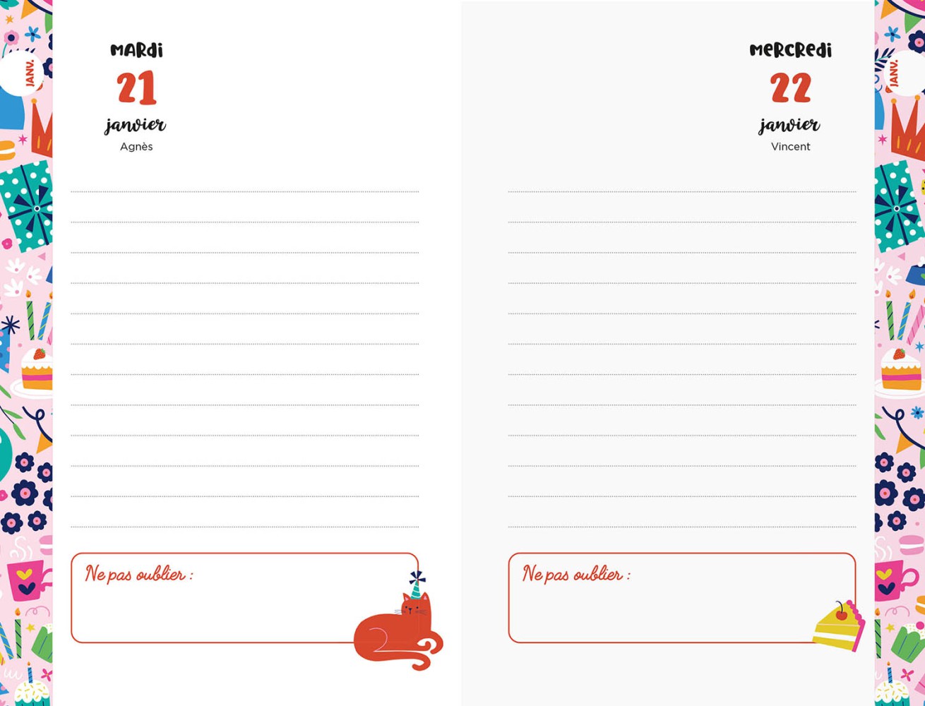 Mon agenda créatif - Sequins réversibles