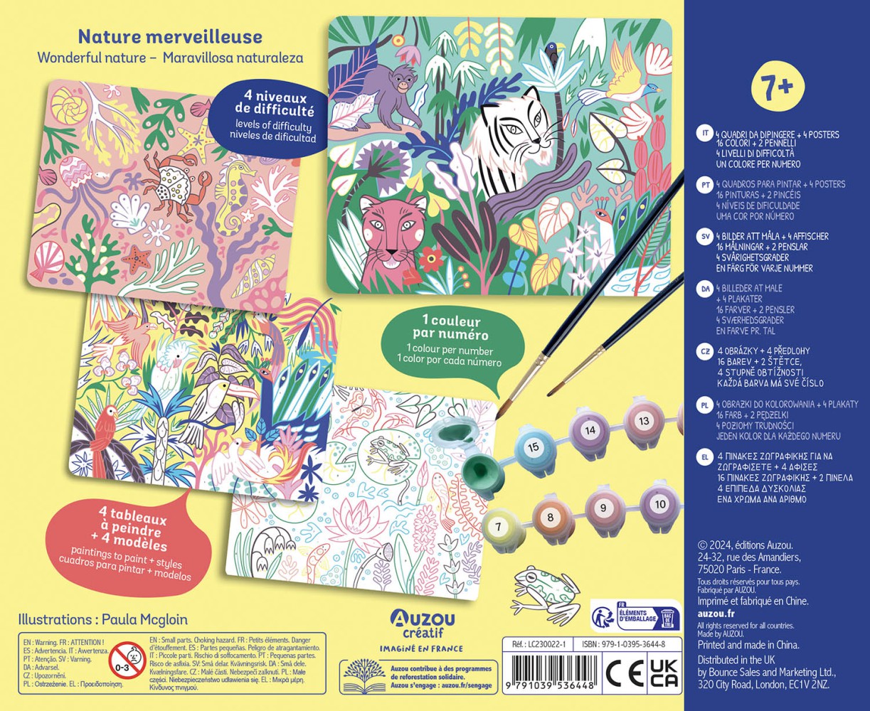Mes 4 peintures au numéro - Merveilleuse nature
