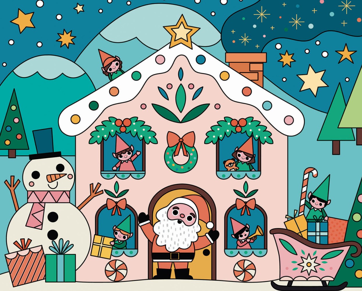 Mes premières peintures magiques de Noël