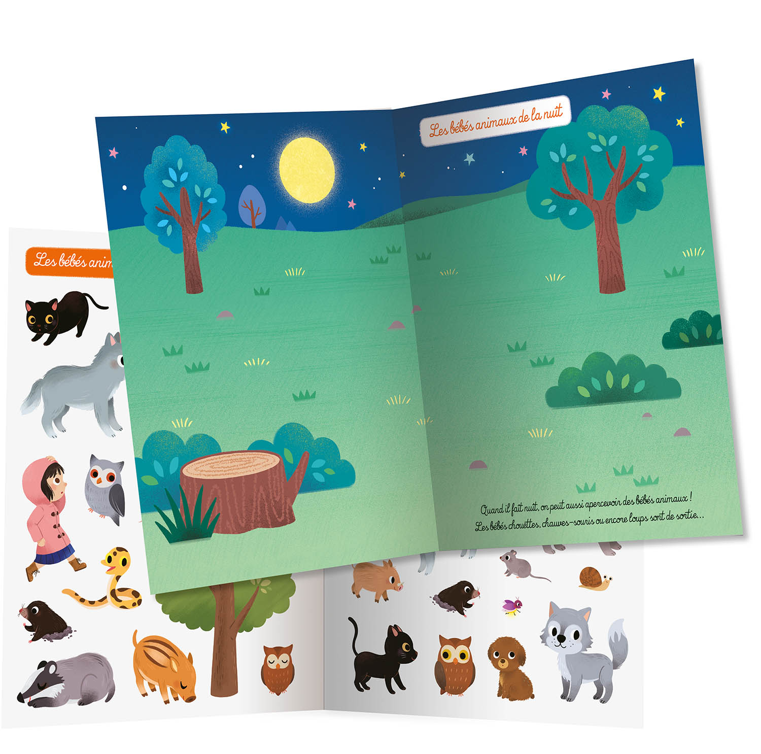 500 Autocollants - Bébés Animaux