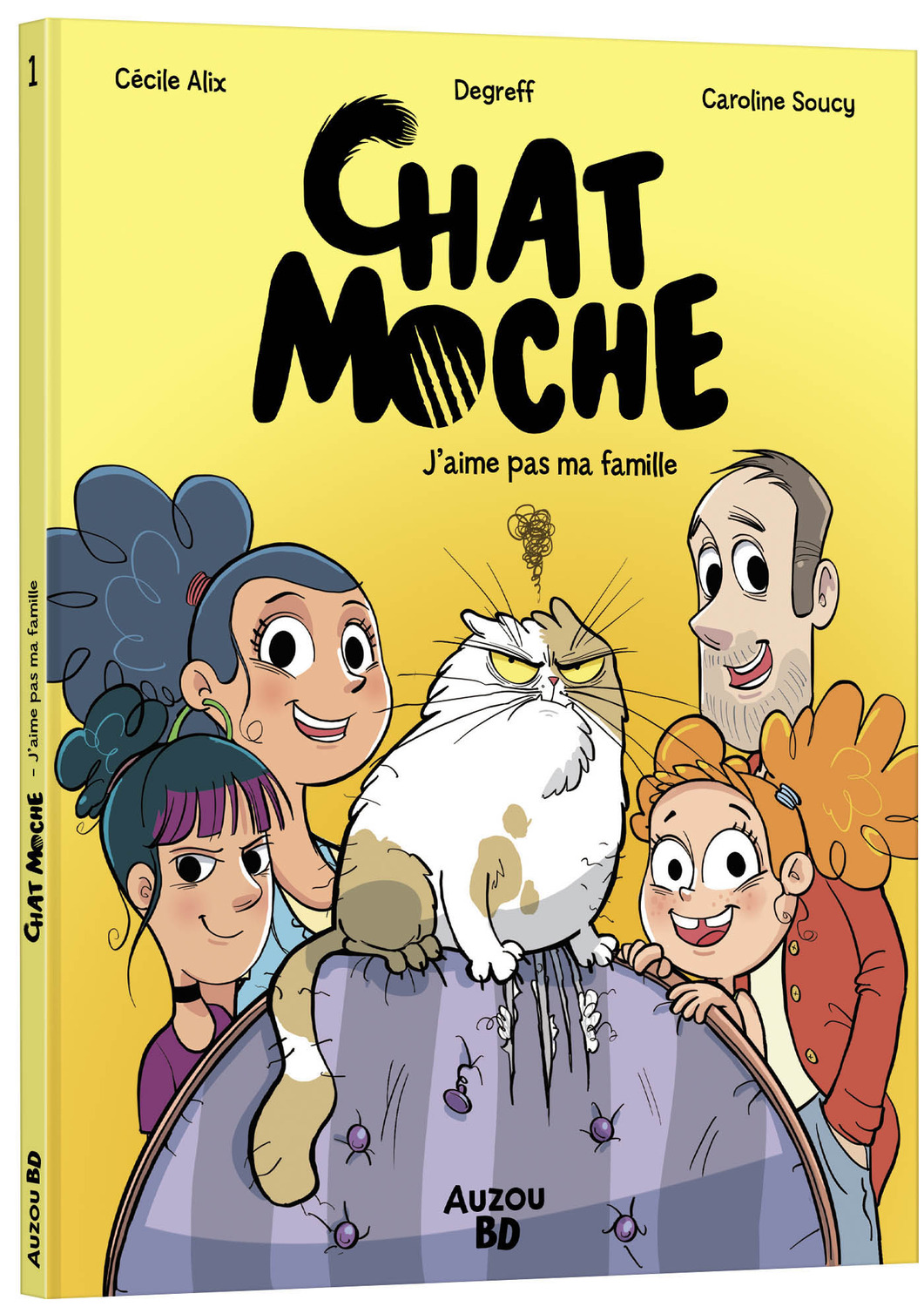 Chat Moche J'aime Pas Ma Famille