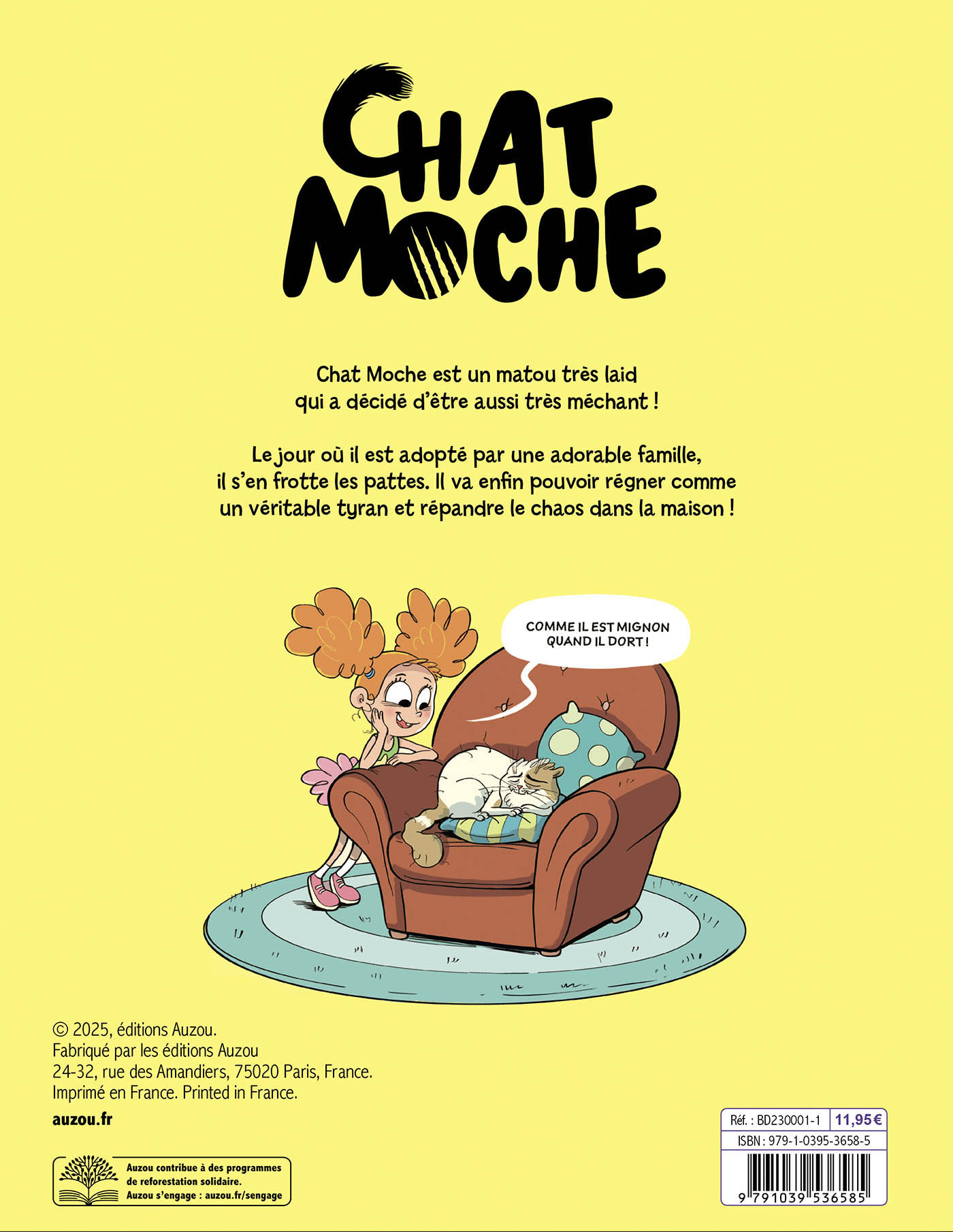 Chat Moche J'aime Pas Ma Famille