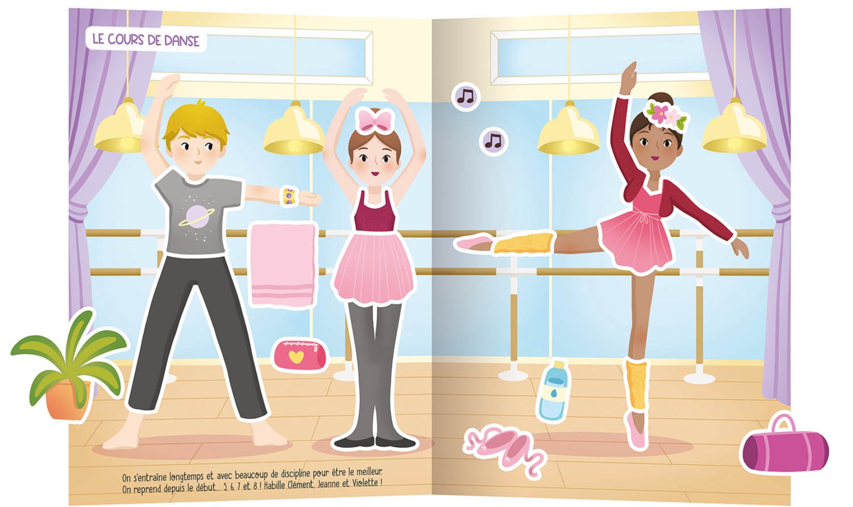 500 Autocollants Créatifs : Jolies Danseuses