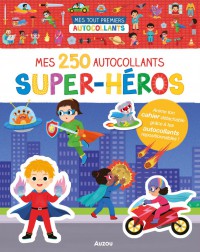 250 autocollants - super-héros