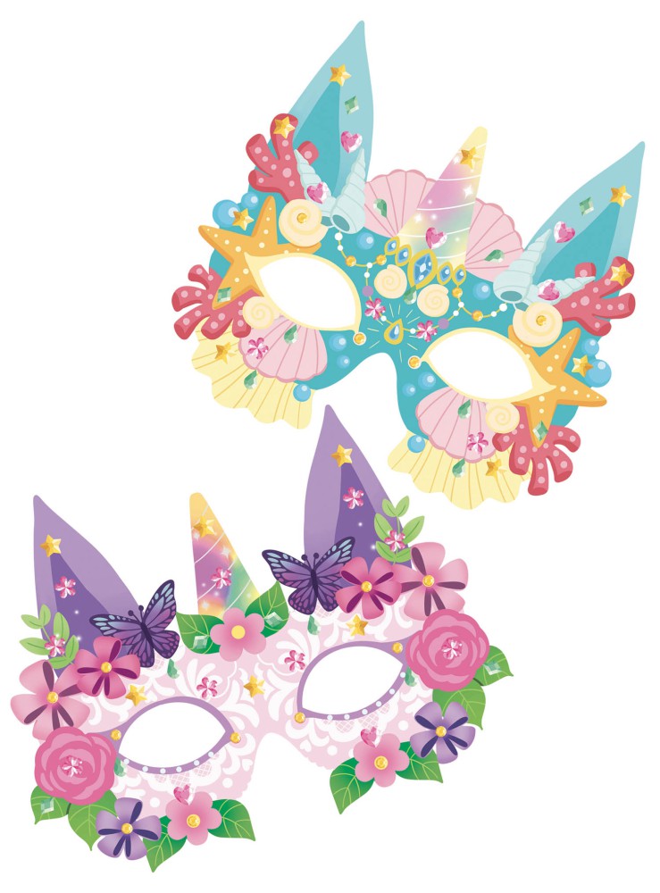 Masques Et Tattoos Licornes