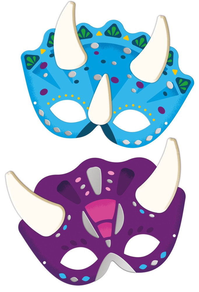Mes masques de dino
