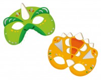 Mes masques de dino