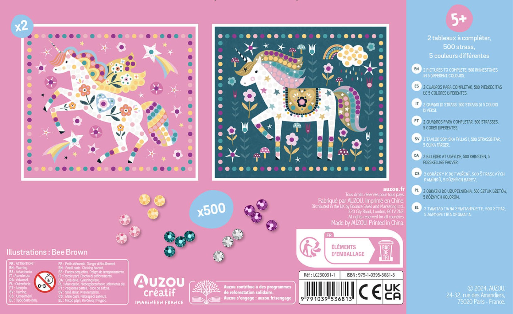 Mes Tableaux Licornes En Strass