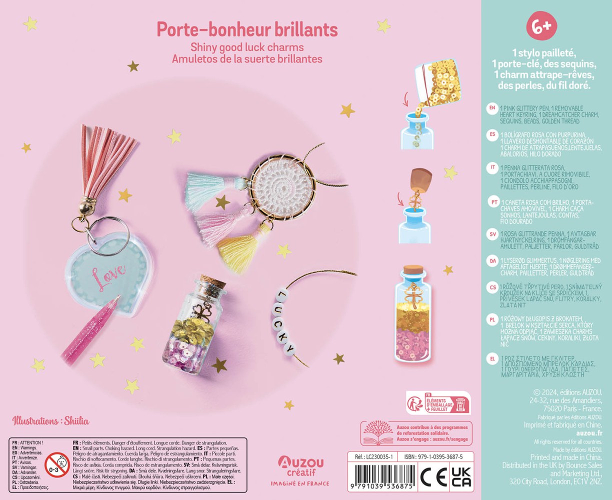 Mes porte-bonheur brillants