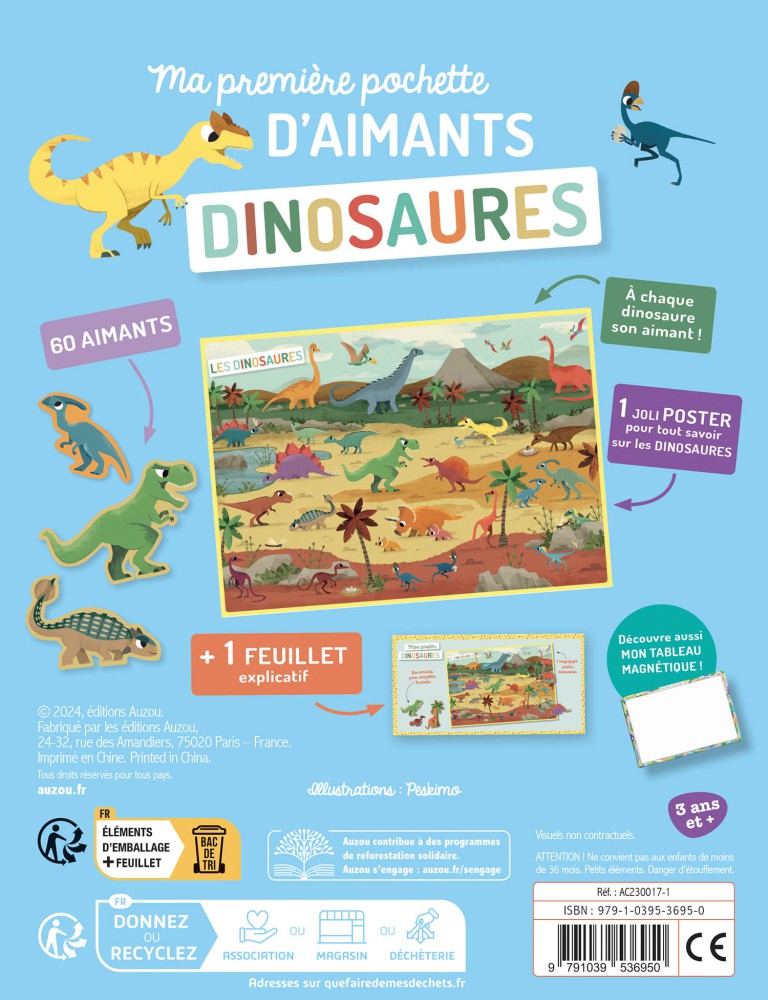 Ma Pochette D'aimants - Dinosaures Ma Pochette D'aimants - Dinosaures