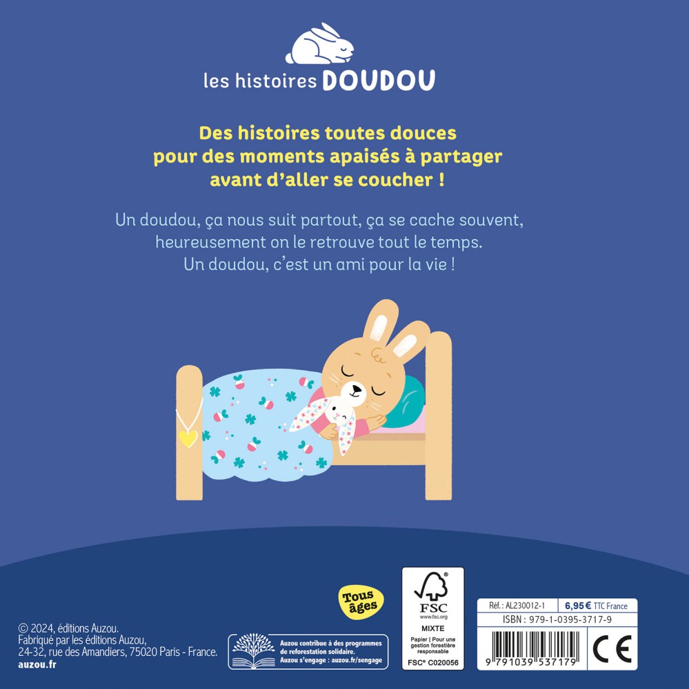 Mon Doudou Lapin Mon Ami Pour La Vie